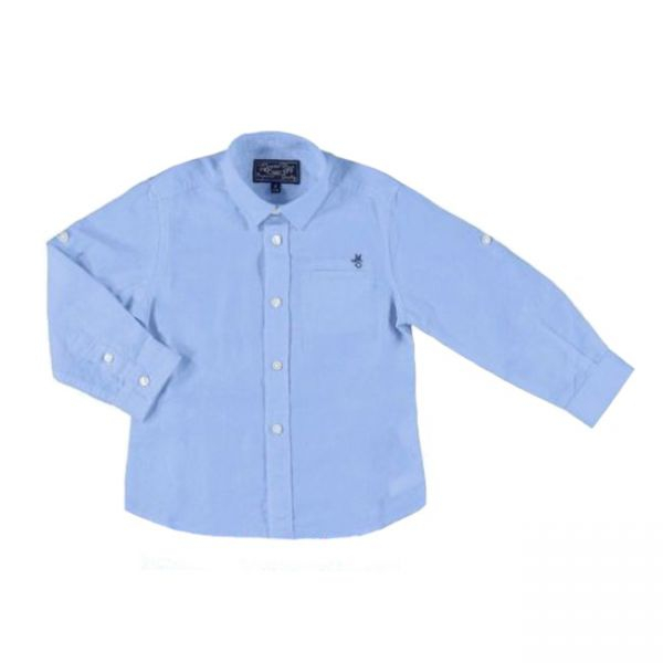 Mayoral-Camasa bleu din in (141), 2 ani / 92 cm [1]
