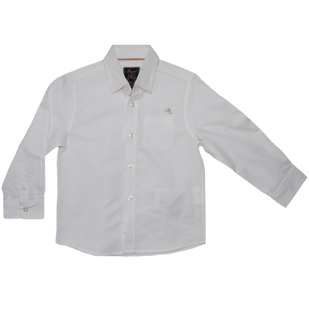 Mayoral-Camasa Oxford alba (142), 2 ani / 92 cm [1]