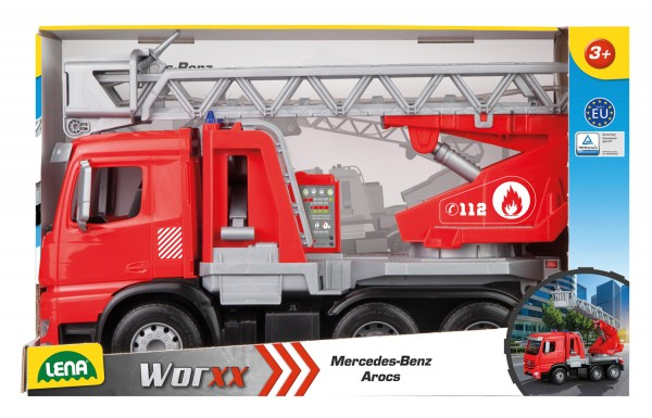 Camion de pompieri din plastic pentru copii Lena Mercedes Arocs [2]