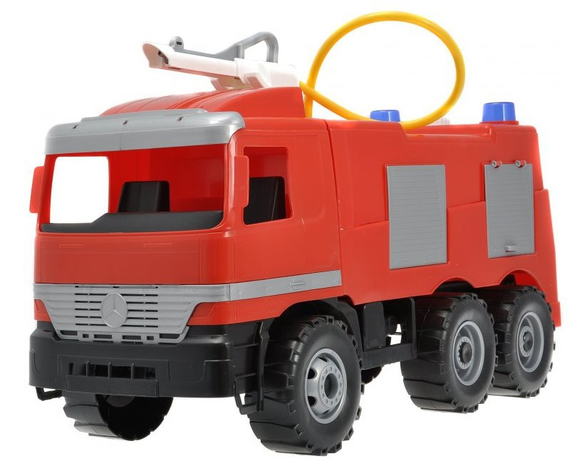 Camion pompieri Lena Mercedes din plastic, pentru copii [2]