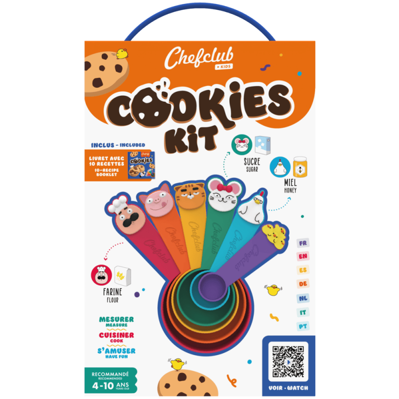 Canile de masurare ingrediente, Cookies Kit, Chefclub Kids [3]