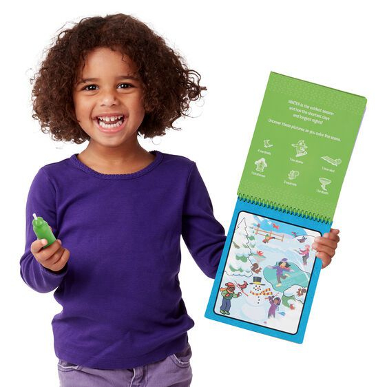 Melissa & Doug Carnet de colorat Apa magica colectia Sa Exploram Natura Anotimpurile [3]