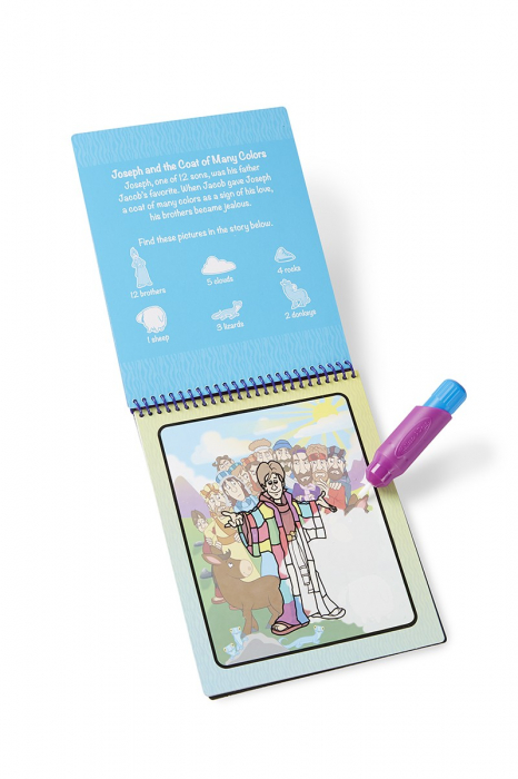 Melissa & Doug Carnet de colorat Apa Magica cu Povesti din Biblie - Melissa and Doug [2]