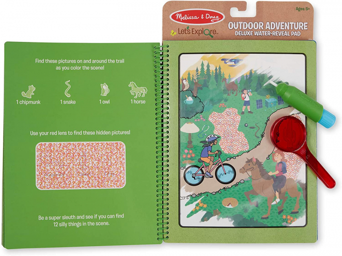 Melissa & Doug Carnet de colorat Apa magica Deluxe colectia Sa Exploram Natura Aventuri in Natura [2]