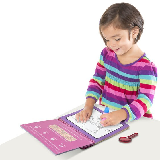 Melissa & Doug Carnet de colorat Apa magica Deluxe Povesti cu Zane [2]