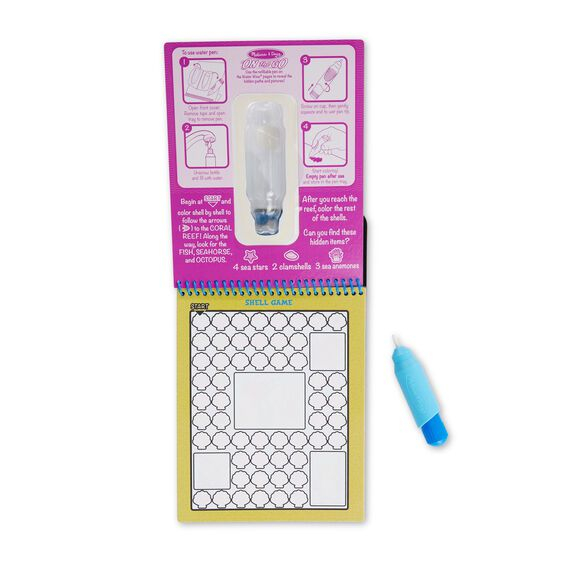 Melissa & Doug Carnet de colorat apa magica Labirint subacvatic [2]