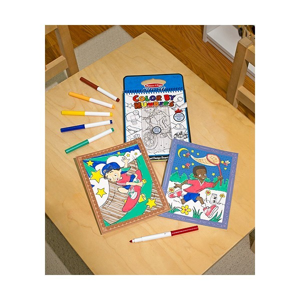 Melissa & Doug Carnet de colorat pe numere Melissa and Doug Albastru [2]