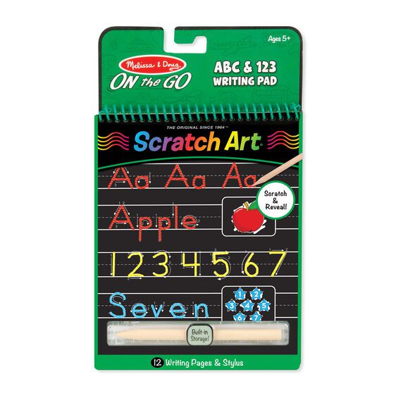 Melissa & Doug Carnet de razuit cu activitati Litere si Numere [1]