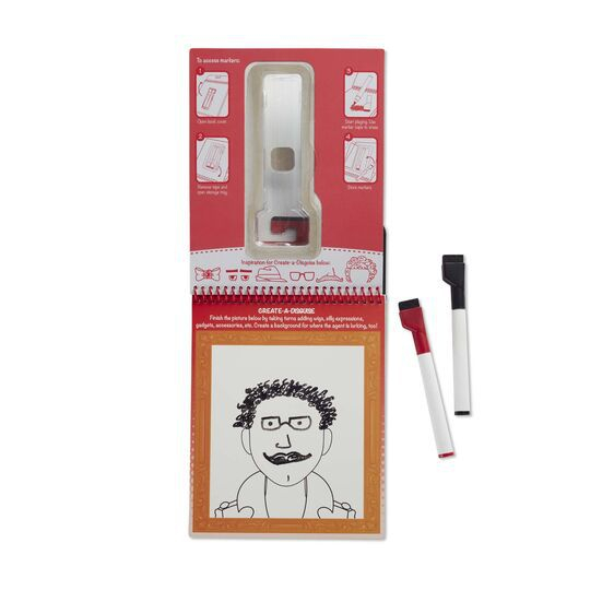 Melissa & Doug Carnet reutilizabil cu activitati si jocuri Spionaj-Melissa And Doug [3]