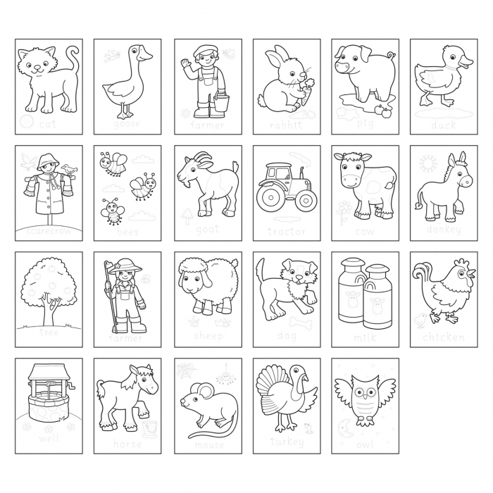 Orchard-Toys-Carte-de-colorat-cu-activitati-in-limba-engleza-si-abtibilduri-Ferma [2]