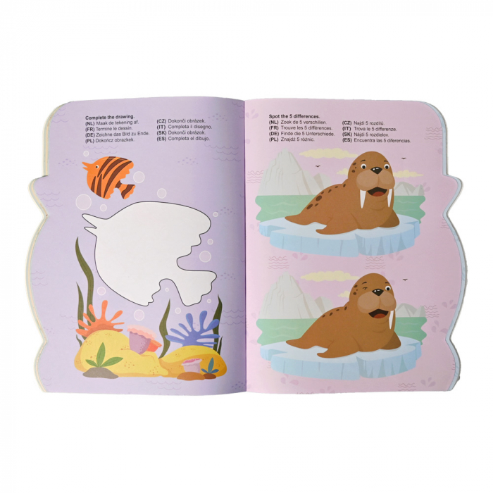 WinsHolland-Carte de colorat cu activitati si abtibilduri -animale marine [4]