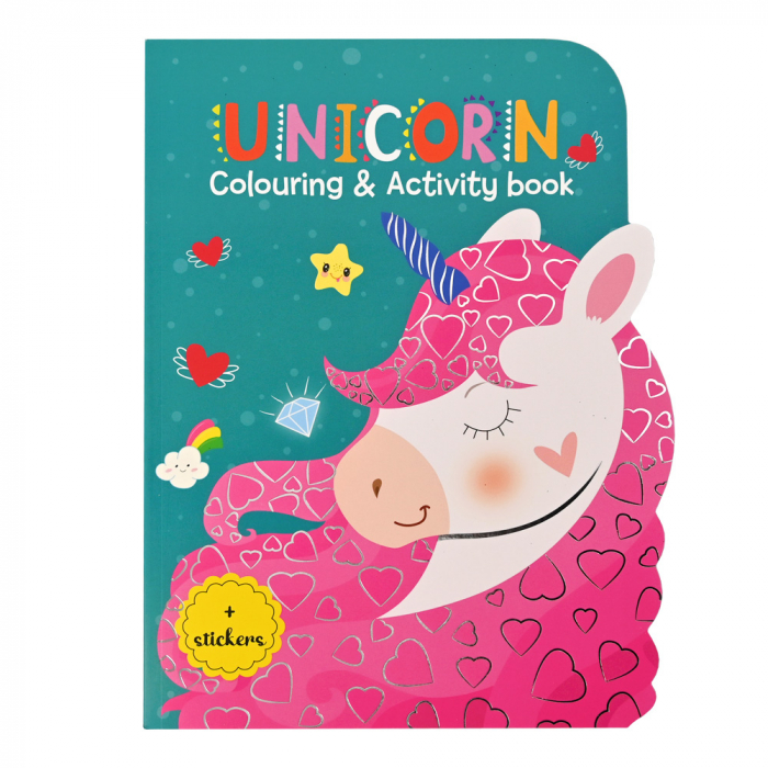 WinsHolland-Carte de colorat cu activitati si abtibilduri - unicorn [1]