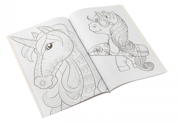 Grafix Carte de colorat cu activitati - Unicorn [2]