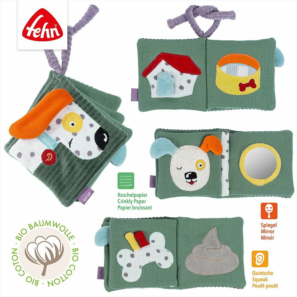 Fehn-Carte din plus pentru bebelusi - Catelus NATUR [4]