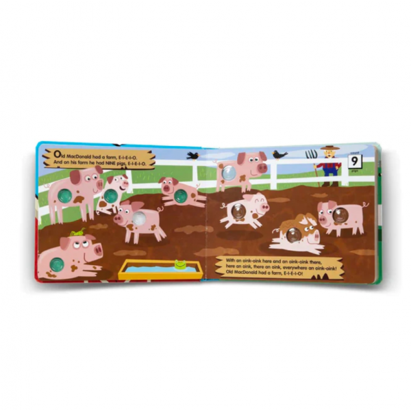 Melissa & Doug-Carte-joc in limba engleza Ferma cu butoane [5]