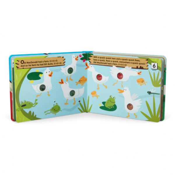 Melissa & Doug-Carte-joc in limba engleza Ferma cu butoane [4]
