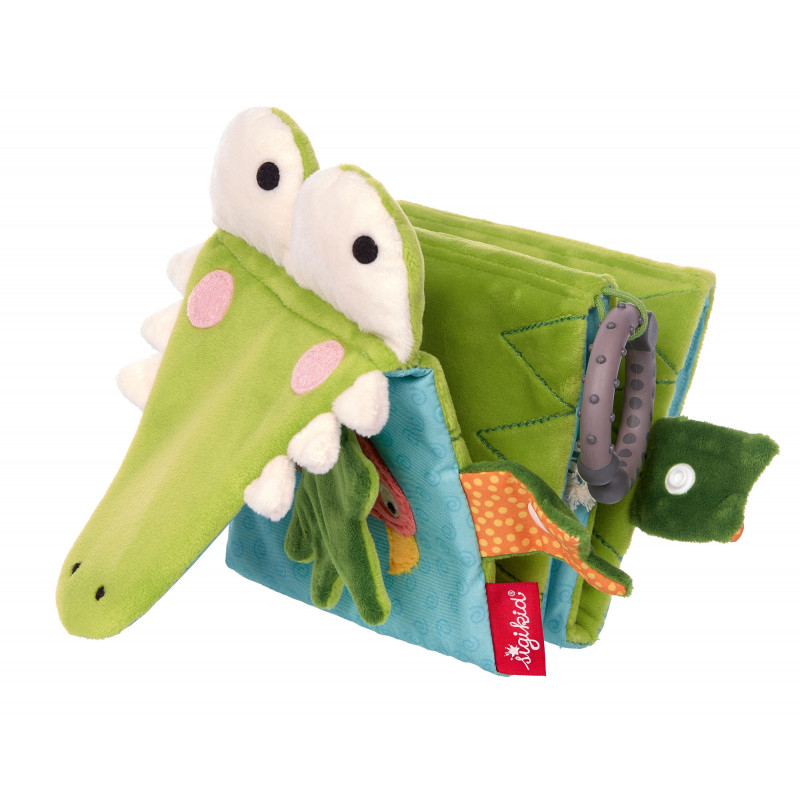 Sigikid-Carte senzoriala din plus cu activitati Crocodil, PlayQ Sigikid [1]