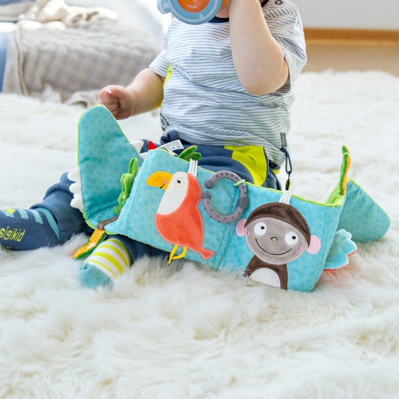 Sigikid-Carte senzoriala din plus cu activitati Crocodil, PlayQ Sigikid [10]