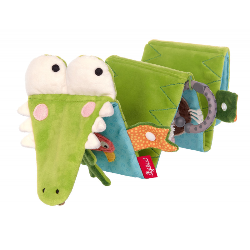 Sigikid-Carte senzoriala din plus cu activitati Crocodil, PlayQ Sigikid [4]