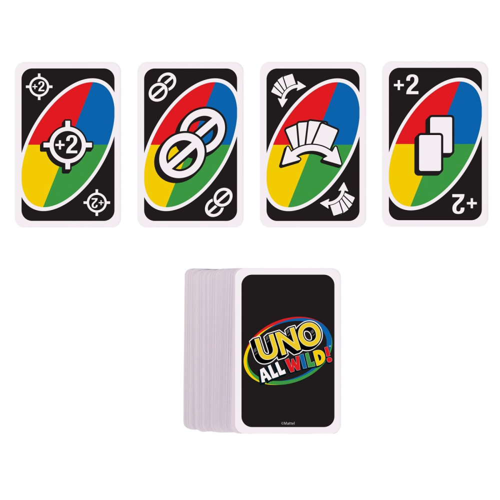 Mattel-Carti De Joc Uno All Wild [7]