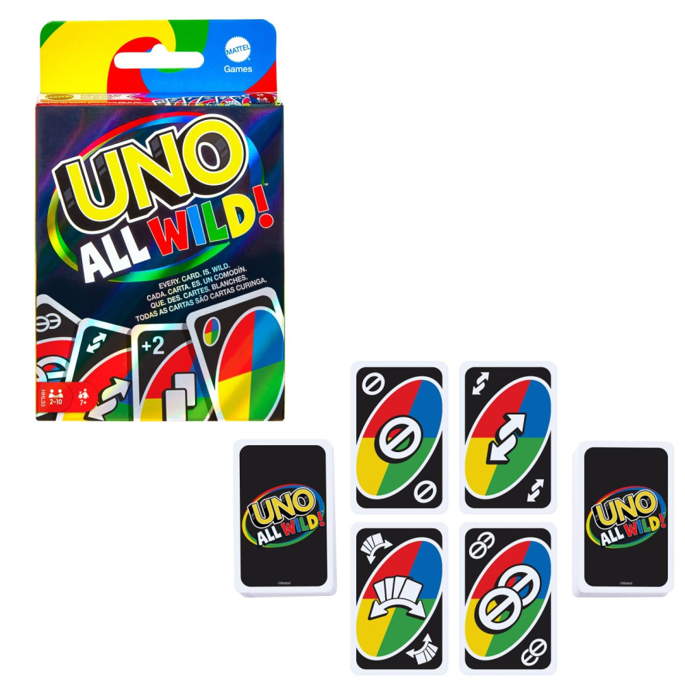 Mattel-Carti De Joc Uno All Wild [6]