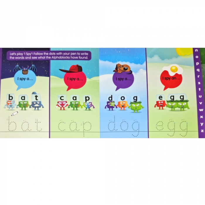 Alphablocks Carticica Scriu si sterg Alphablocks - Primele cuvinte [3]