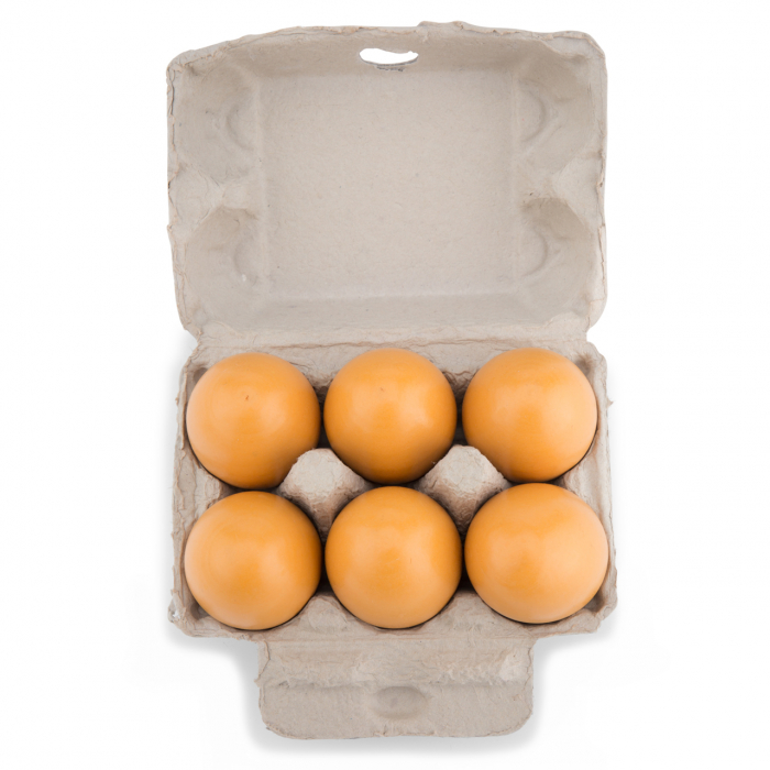 New Classic Toys Cofraj 6 Oua Din Lemn - Bon Appetit - Joc de rol [3]