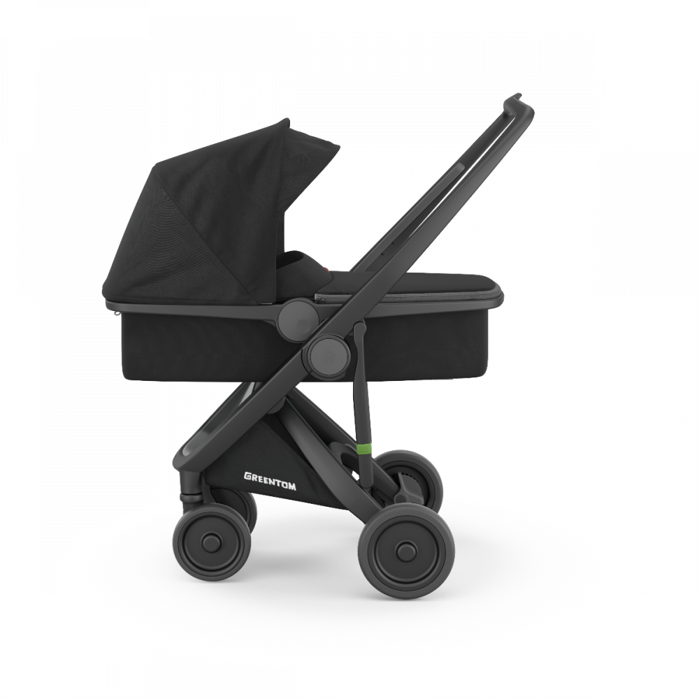 Carucior 2 In 1, Greentom, 100% Ecologic, Black Black [3]