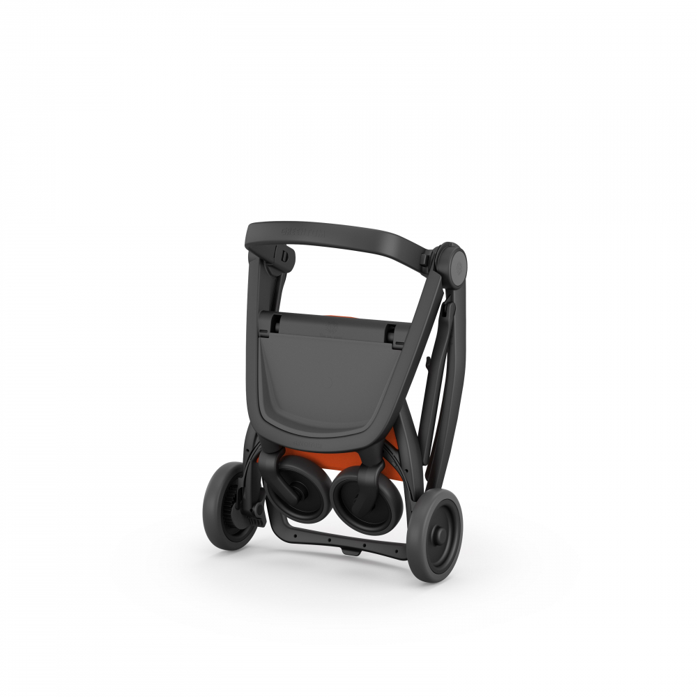 Carucior 2 in 1, Greentom, 100% Ecologic, Black Orange [5]