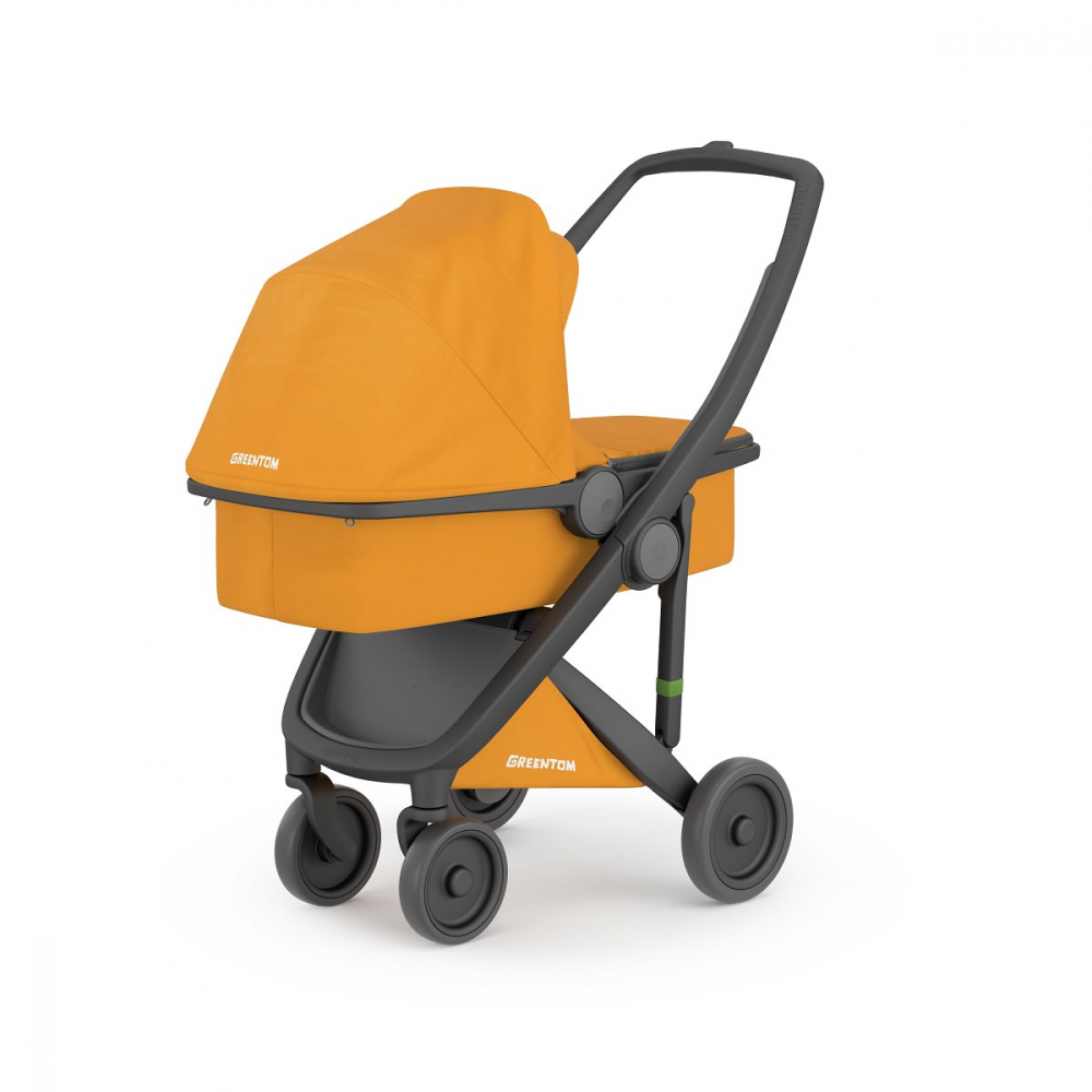 Carucior 2 In 1, Greentom, 100% Ecologic, Black Sunflower [4]