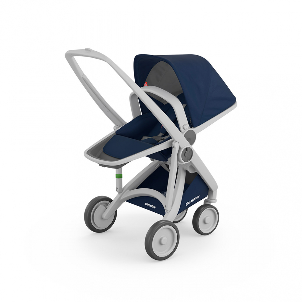 Greentom-Carucior 2 In 1, Greentom, 100% Ecologic, Grey Blue [5]
