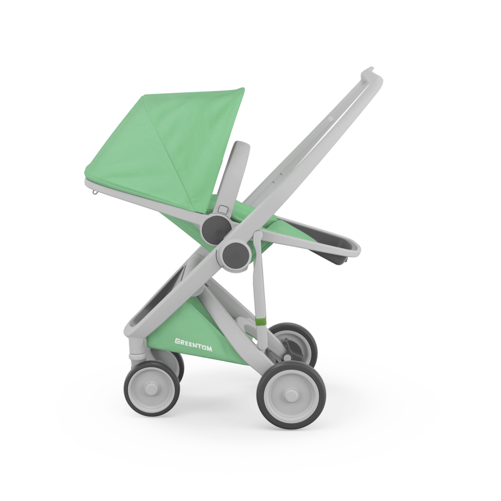 Greentom-Carucior 2 In 1, Greentom, 100% Ecologic, Grey Mint [2]