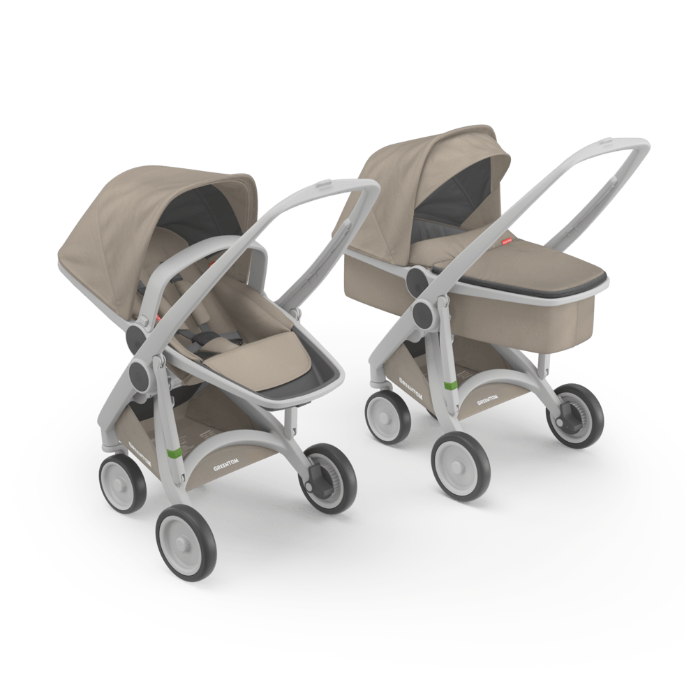 Greentom-Carucior 2 In 1, Greentom, 100% Ecologic, Grey Sand [1]