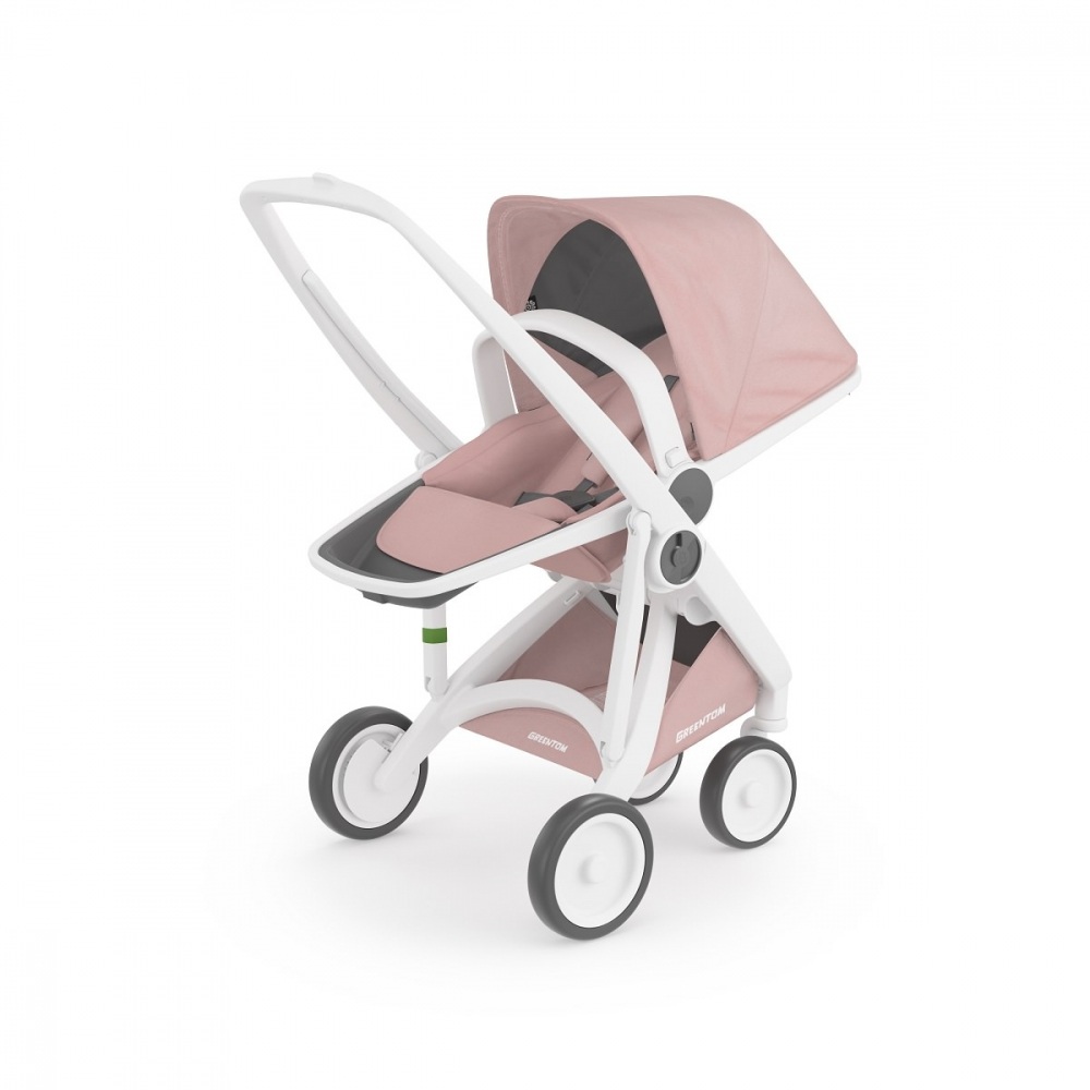 Greentom-Carucior 2 In 1, Greentom, 100% Ecologic, White Blossom [3]