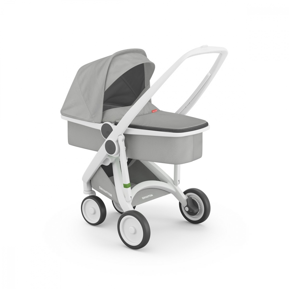 Carucior 2 In 1, Greentom, 100% Ecologic, White Grey [2]
