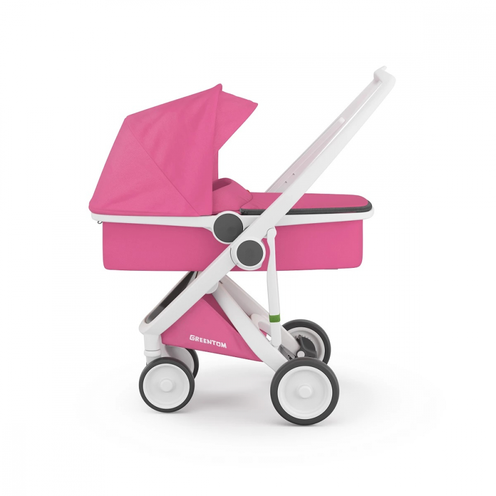 Greentom-Carucior 2 In 1, Greentom, 100% Ecologic, White Pink [2]