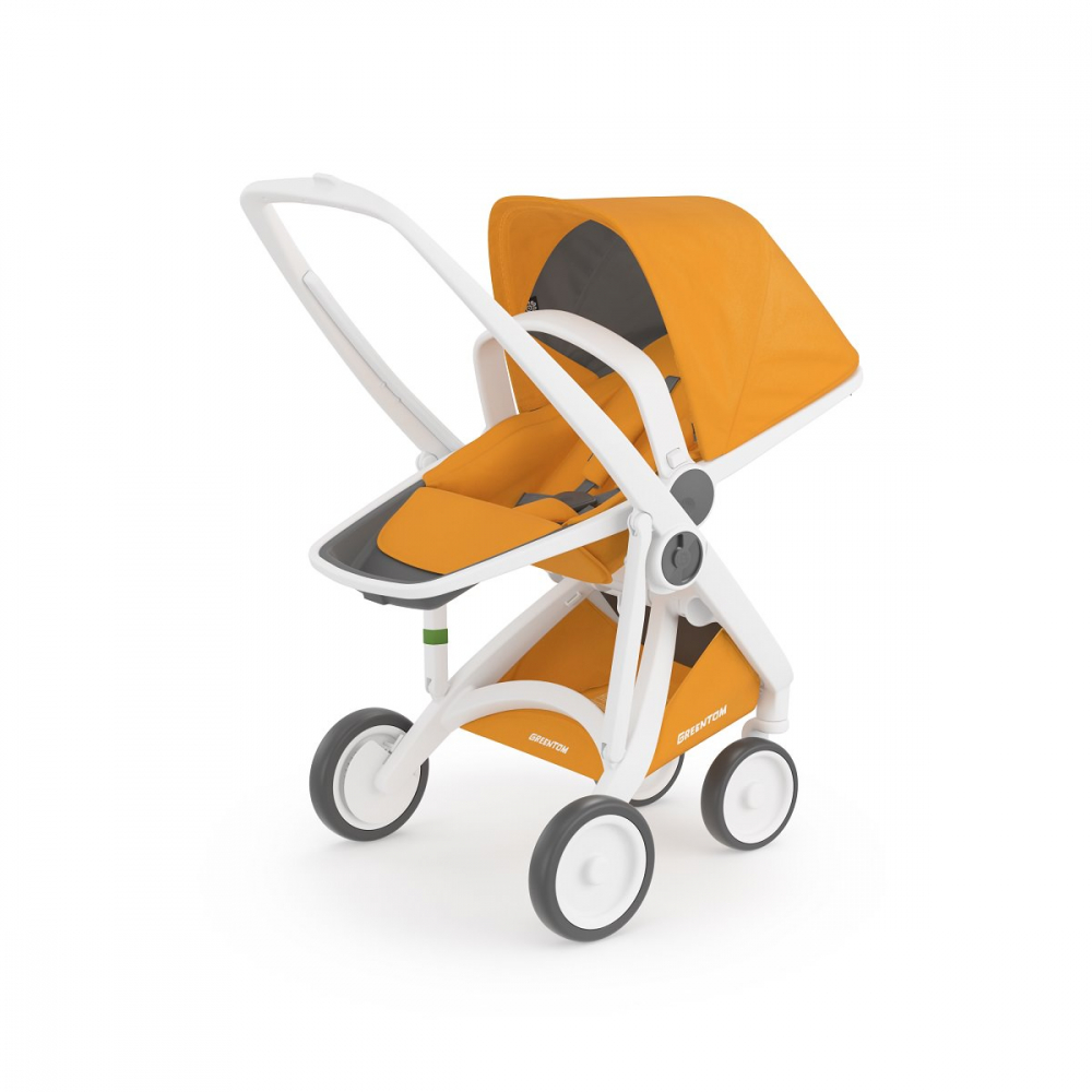 Greentom-Carucior 2 In 1, Greentom, 100% Ecologic, White Sunflower [3]