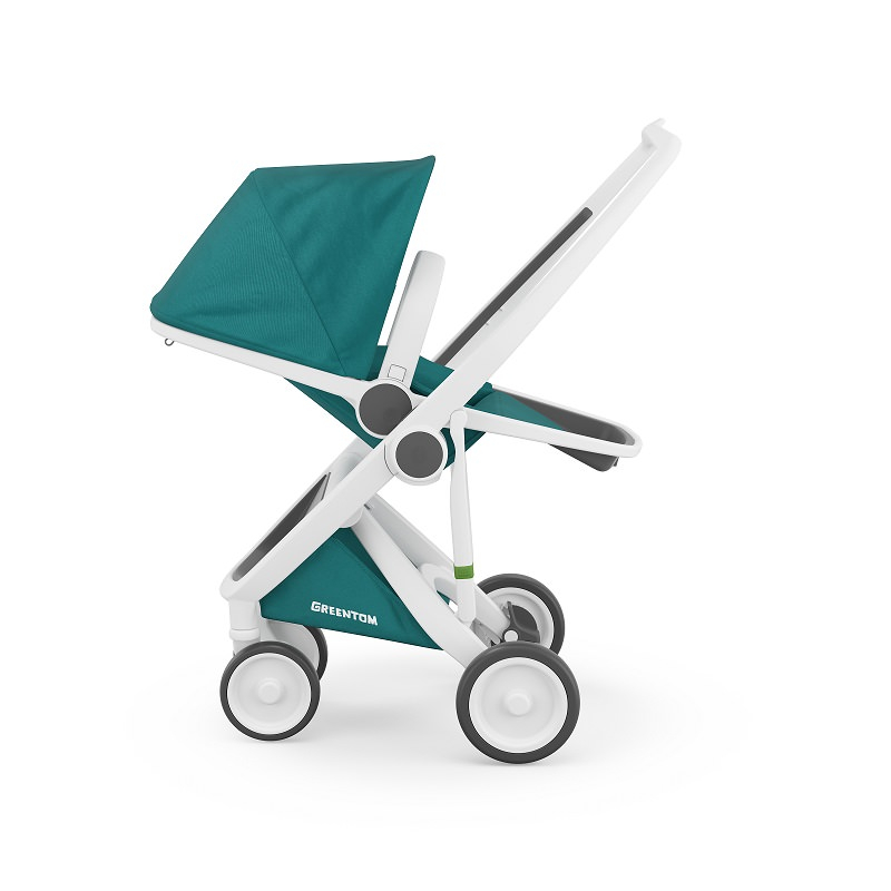 Greentom-Carucior 2 In 1, Greentom, 100% Ecologic, White Teal [6]