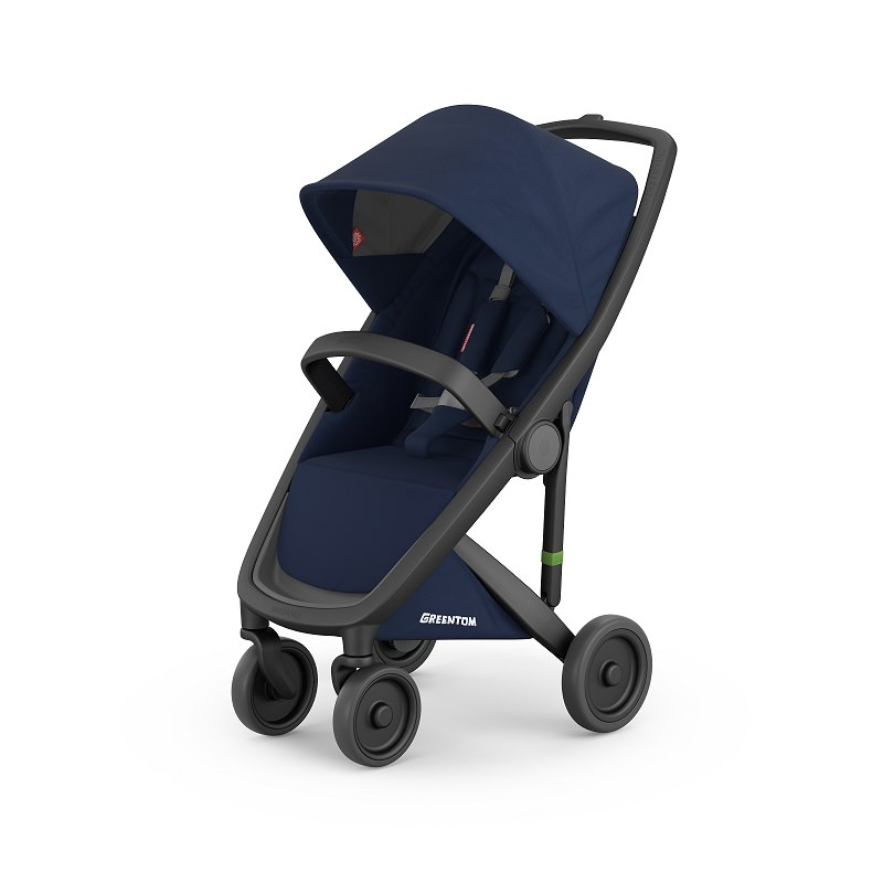 Carucior, Greentom, Classic Upp, 100% Ecologic, Black Blue [1]