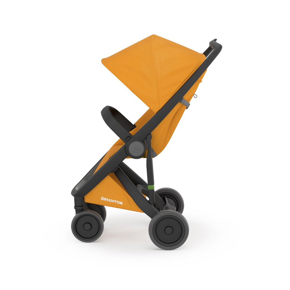 Carucior, Greentom, Classic Upp, 100% Ecologic, Black Sunflower [3]