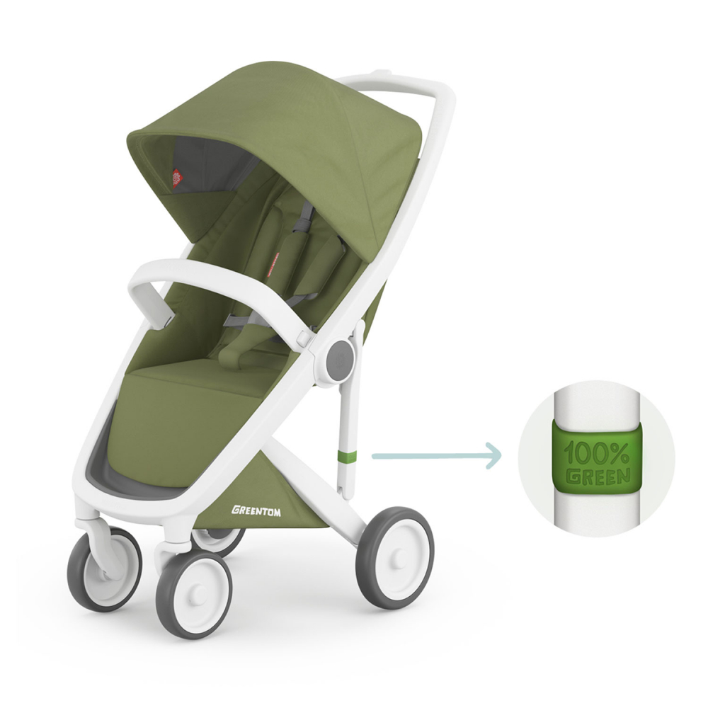 Greentom-Carucior, Greentom, Classic Upp, 100% Ecologic, White Olive [1]
