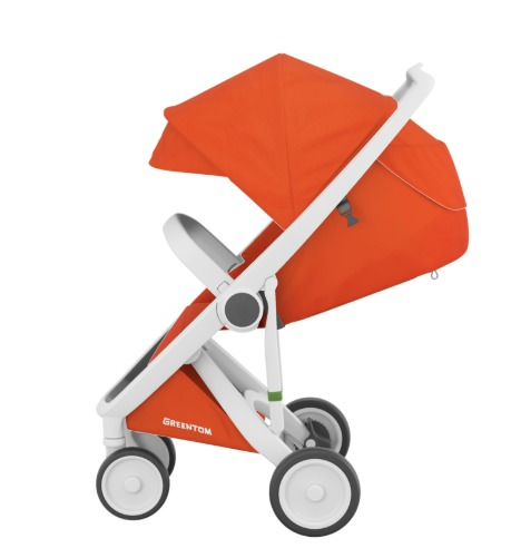 Carucior, Greentom, Classic Upp, 100% Ecologic, White Orange [2]