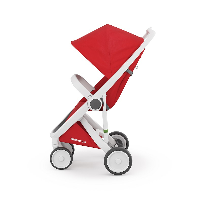 Carucior, Greentom, Classic Upp, 100% Ecologic, White Red [5]