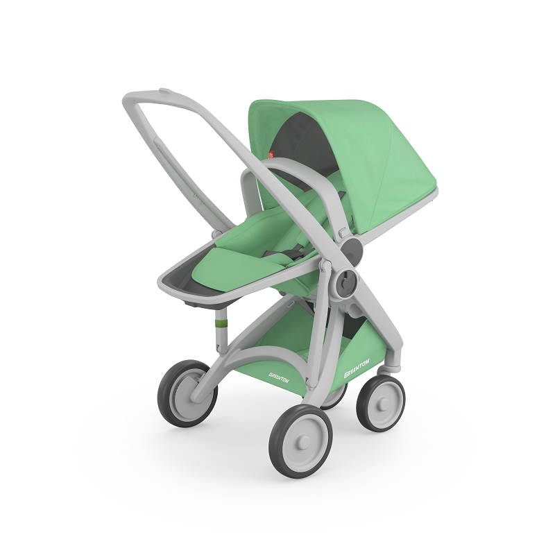 Greentom-Carucior, Greentom, Reversible, 100% Ecologic, Grey Mint [1]