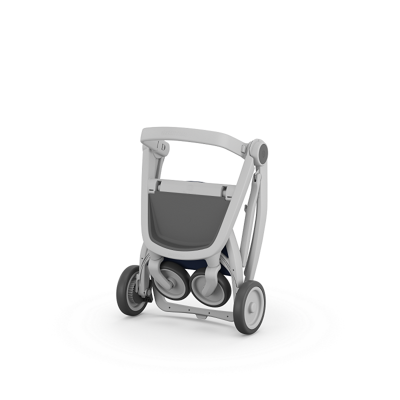 Carucior, Greentom, Reversible, 100% Ecologic, Grey Olive [3]