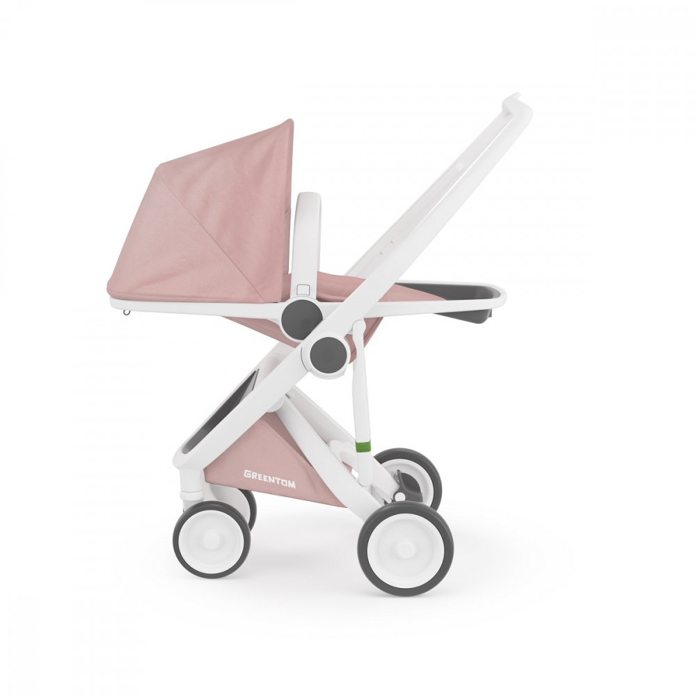 Carucior, Greentom, Reversible, 100% Ecologic, White Blossom [3]