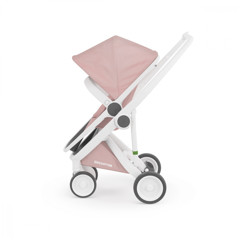 Carucior, Greentom, Reversible, 100% Ecologic, White Blossom [6]