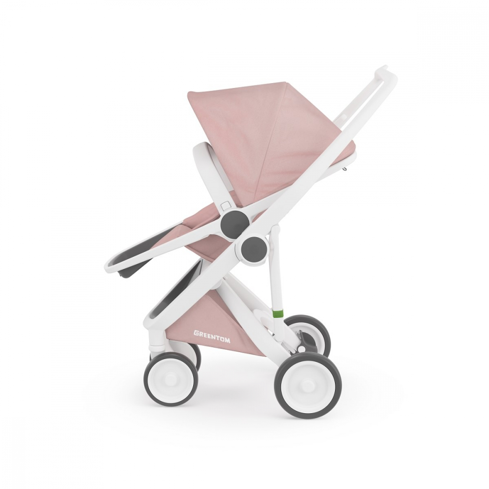 Carucior, Greentom, Reversible, 100% Ecologic, White Blossom [5]