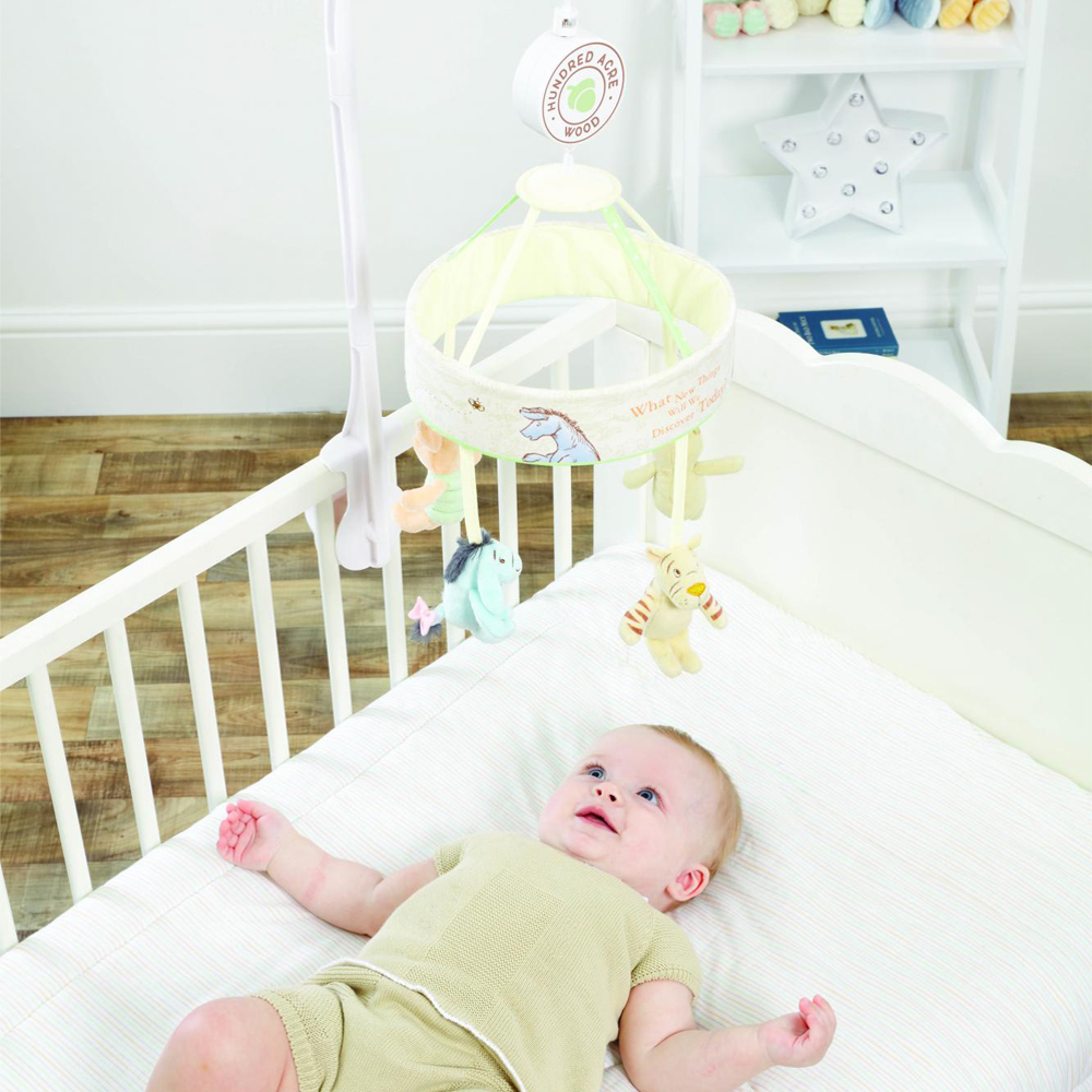 Rainbow Designs-Carusel muzical pentru patut Winnie the Pooh [3]