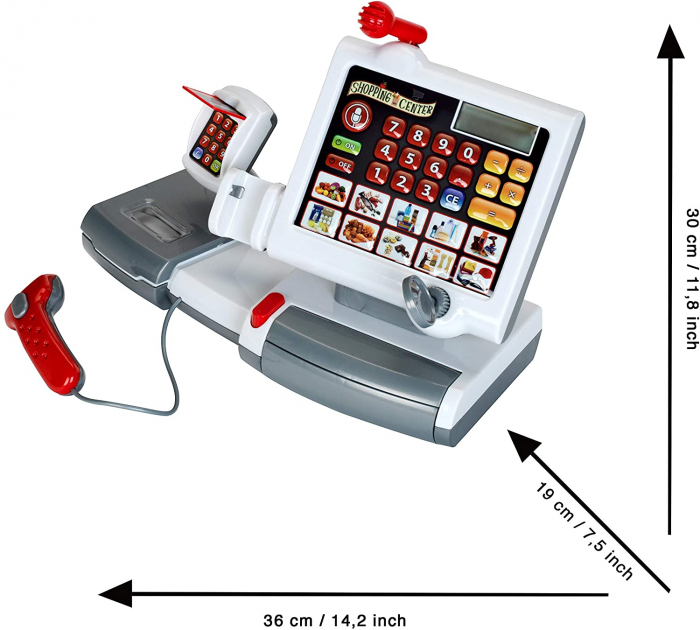 Klein-Casa-de-marcat-cu-scanner-bancnote-si-monede-Joc-de-rol [3]
